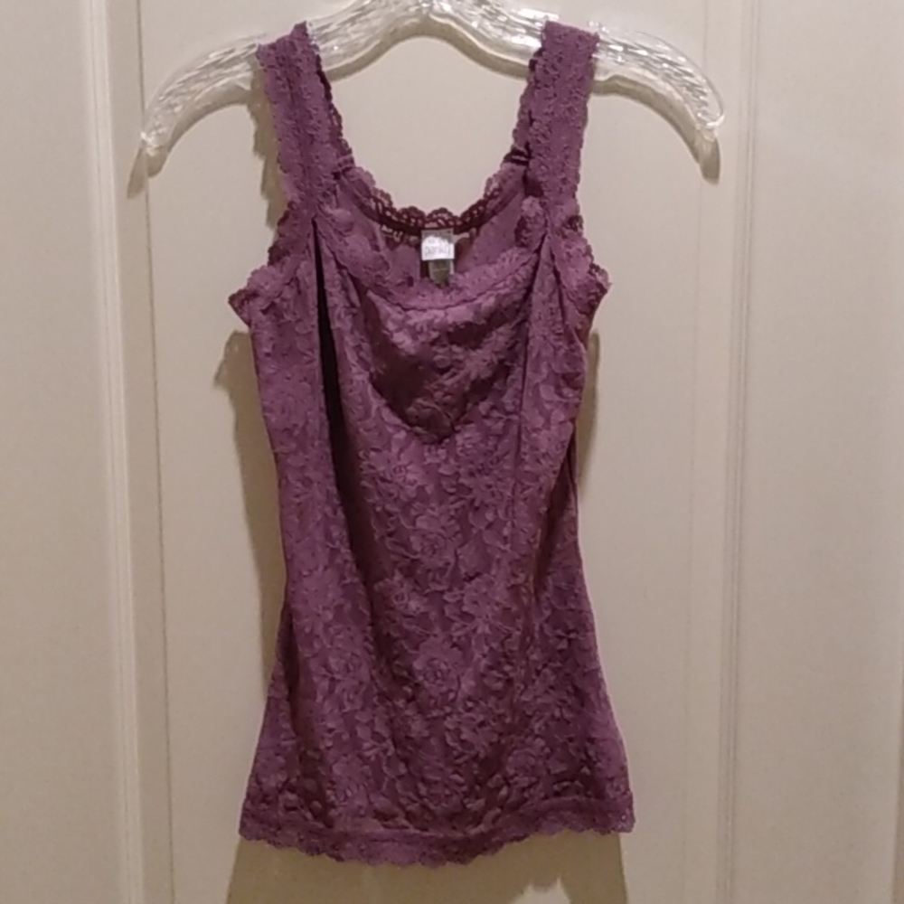 Pretty lace camisole by hanky panky, Size Small